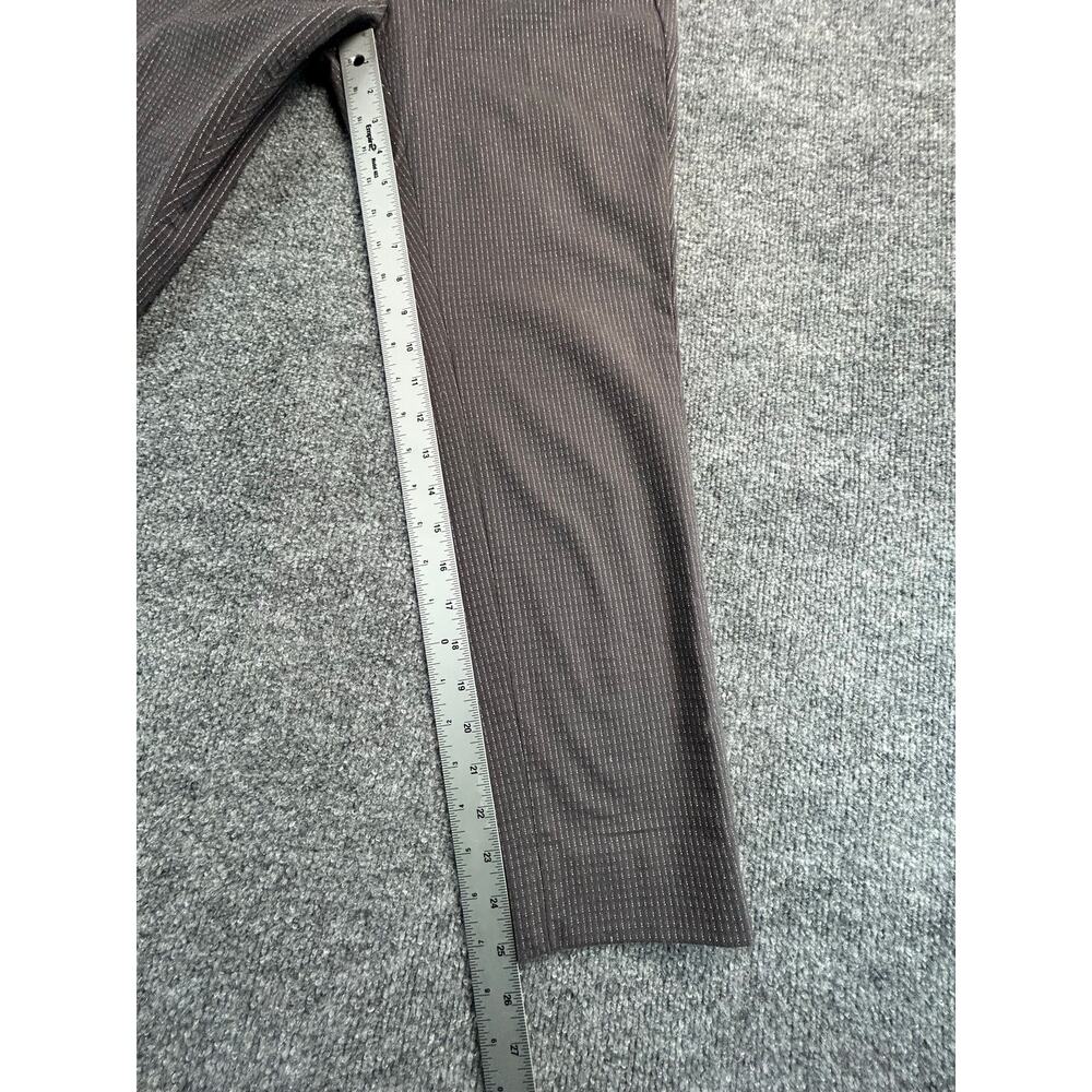 Banana Republic Sloan Petite 2 Gray Pinstripe Ankle Dress Pants Women's - Picture 10 of 10